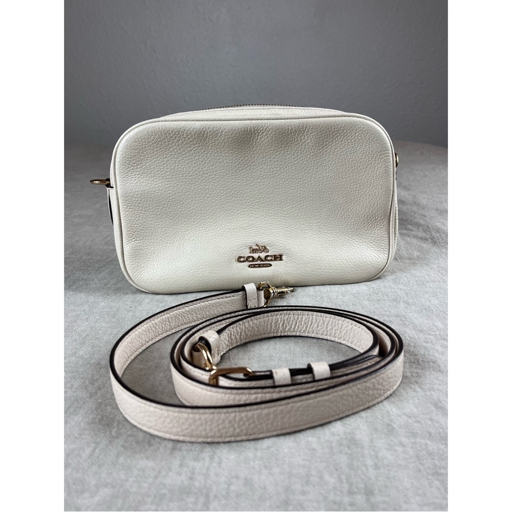 COACH White Leather Jes Crossbody
